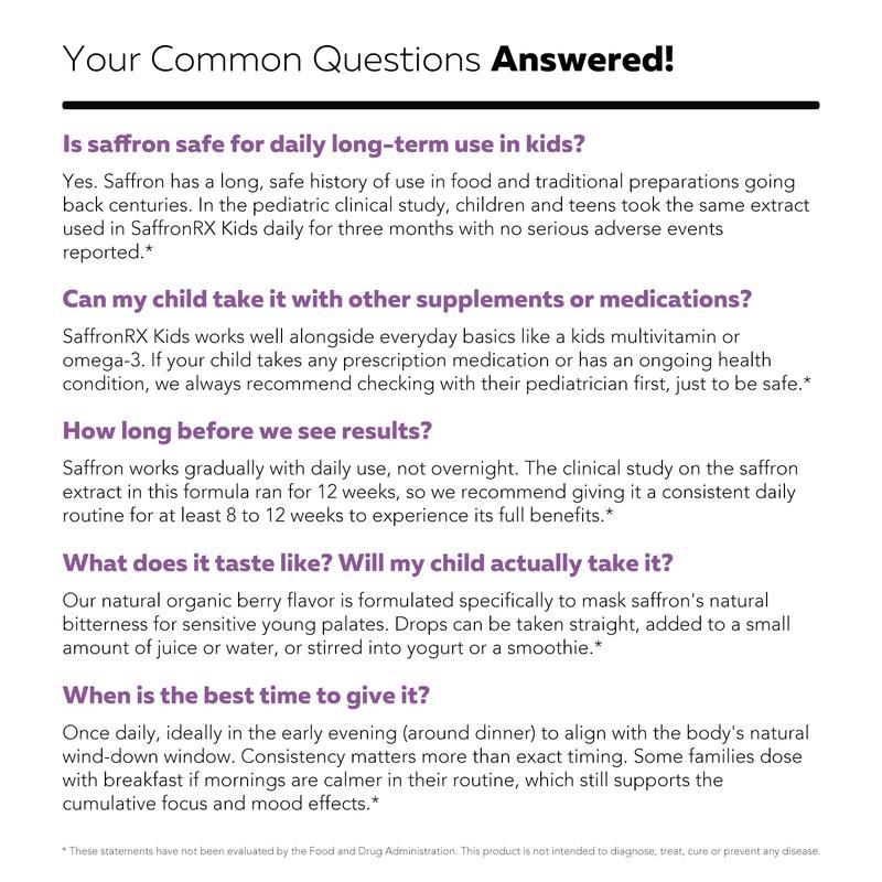 Flikan Kids SaffronRx Extract