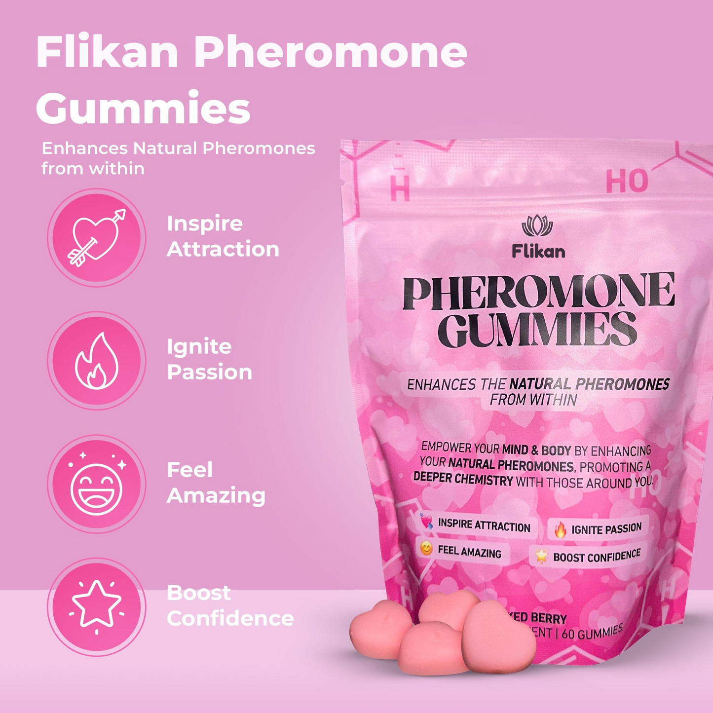 Flikan Pheromone Gummies
