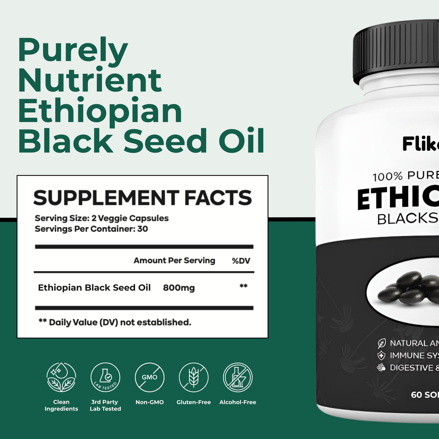Flikan Ethiopian Black Seed Oil
