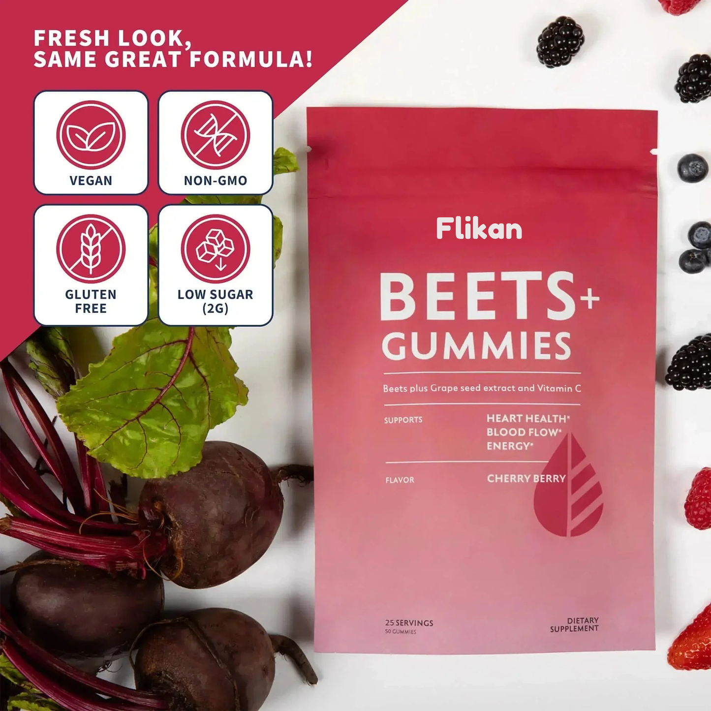 Flikan Beets Gummies
