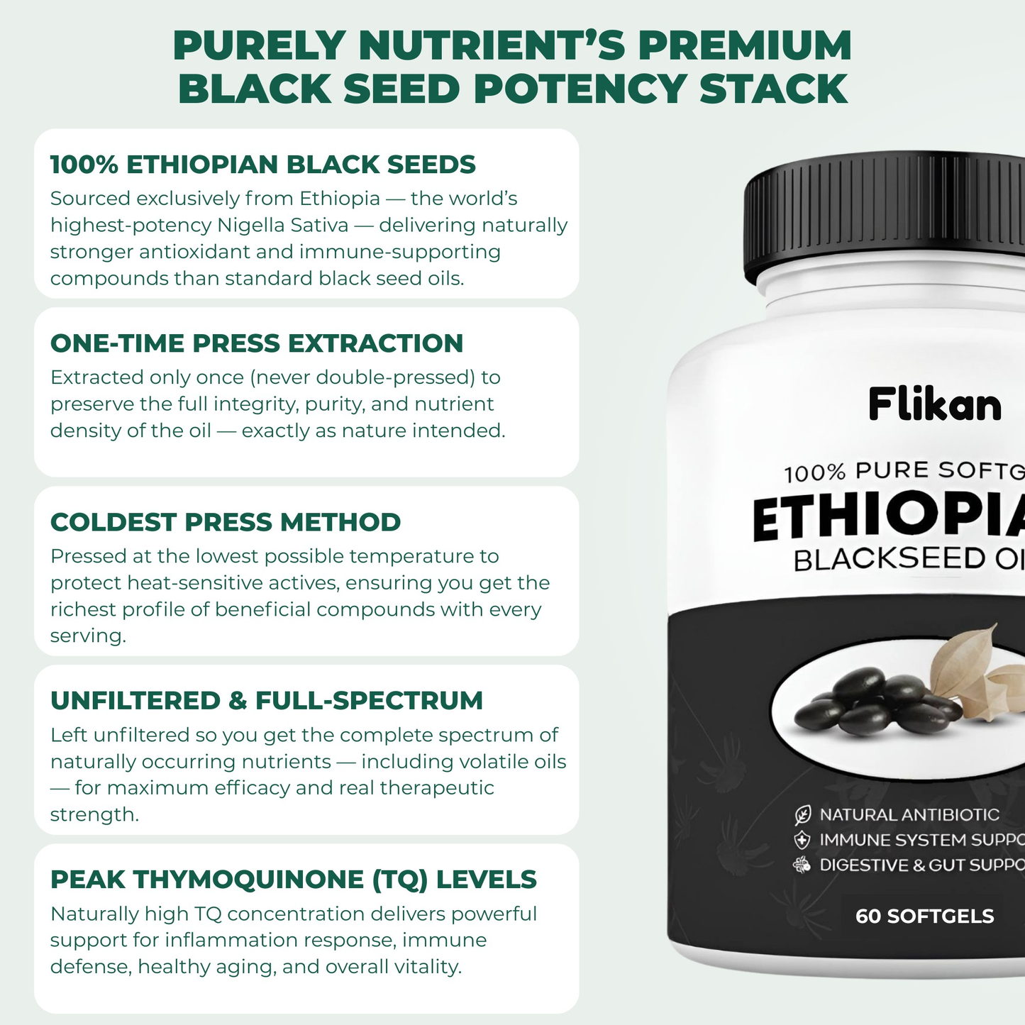 Flikan Ethiopian Black Seed Oil