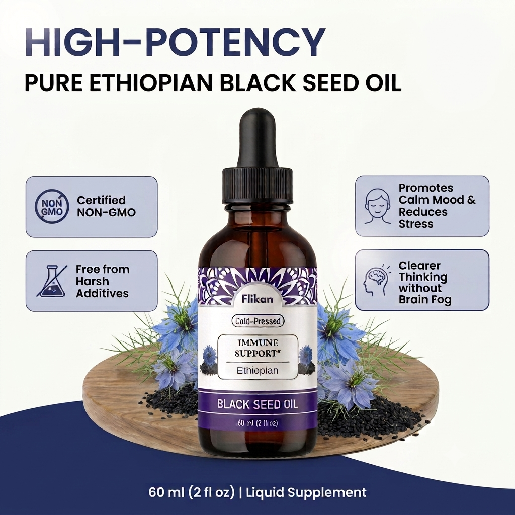 Flikan Kids ethiopian black seed oil