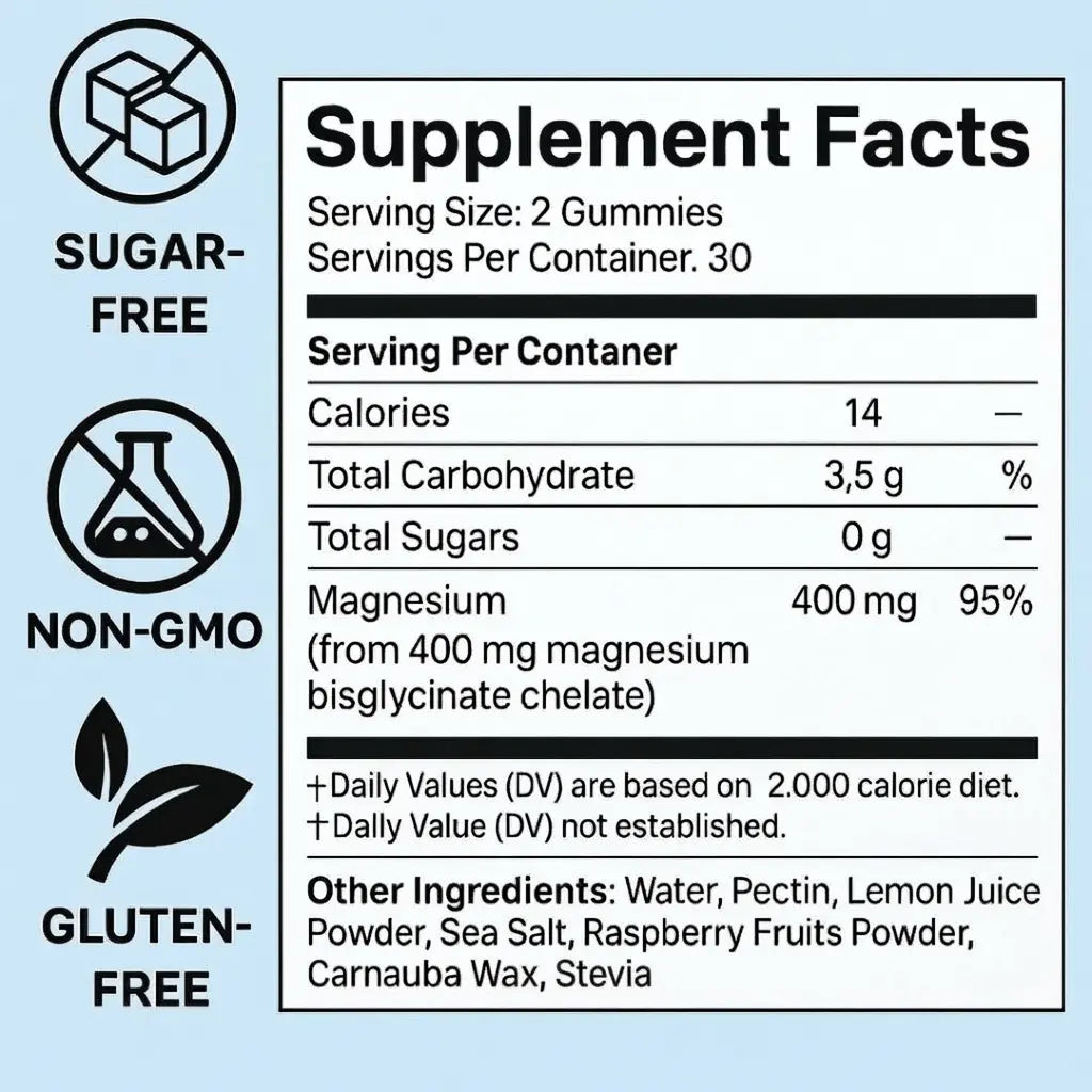 Flikan Magnesium Bisglycinate Gummies